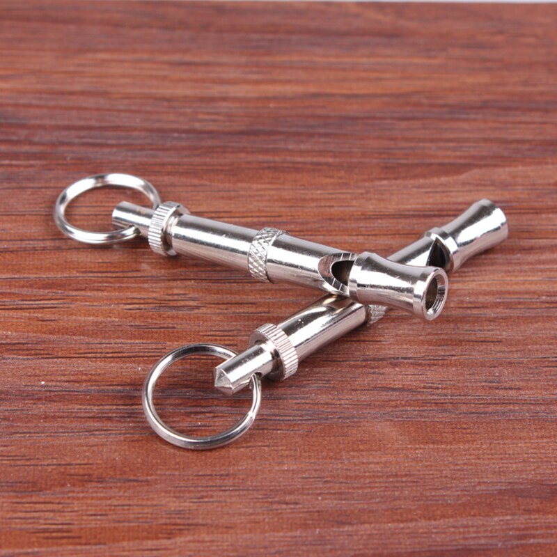 Ultrasonic Adjustable for Training Dogs To Stop Barking High Frequency Obedience Whistle Anti Bark Stainless Steel Whistle