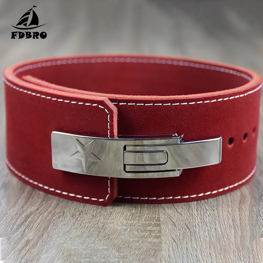 Fdbro sport mage tyngdlyftning knäböj hårt dragspak läder tung vikt knäböj träning midjebältesspänne