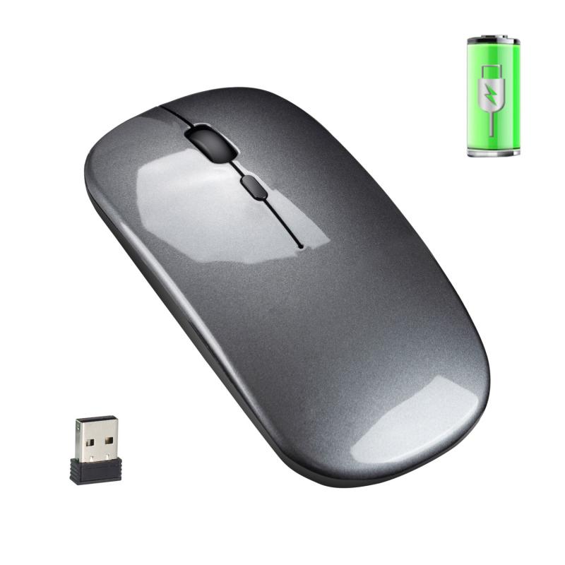 Draadloze Muis 2.4G Usb Draadloze Optische Muis Muizen Stille Pc Mause Oplaadbare Ergonomische Muis Voor Apple Macbook Pc Laptop