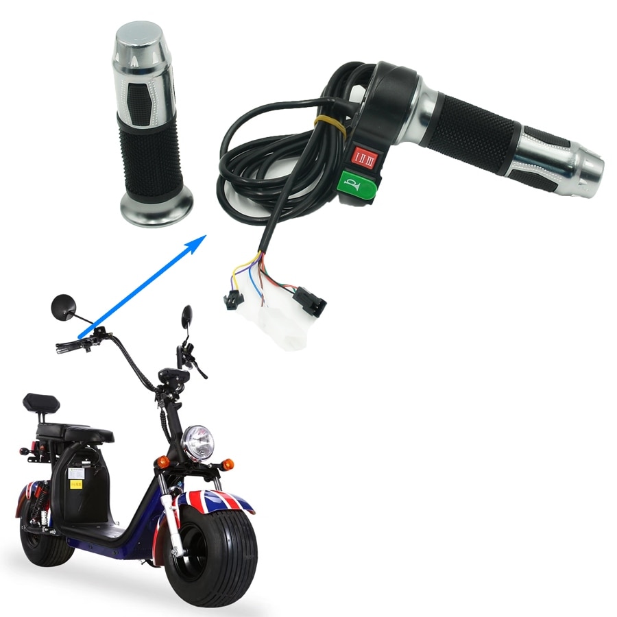Citycoco 60V Gashendel Hoorn Gear Voor Chinese Halei Citycoco Elektrische Scooter Onderdelen