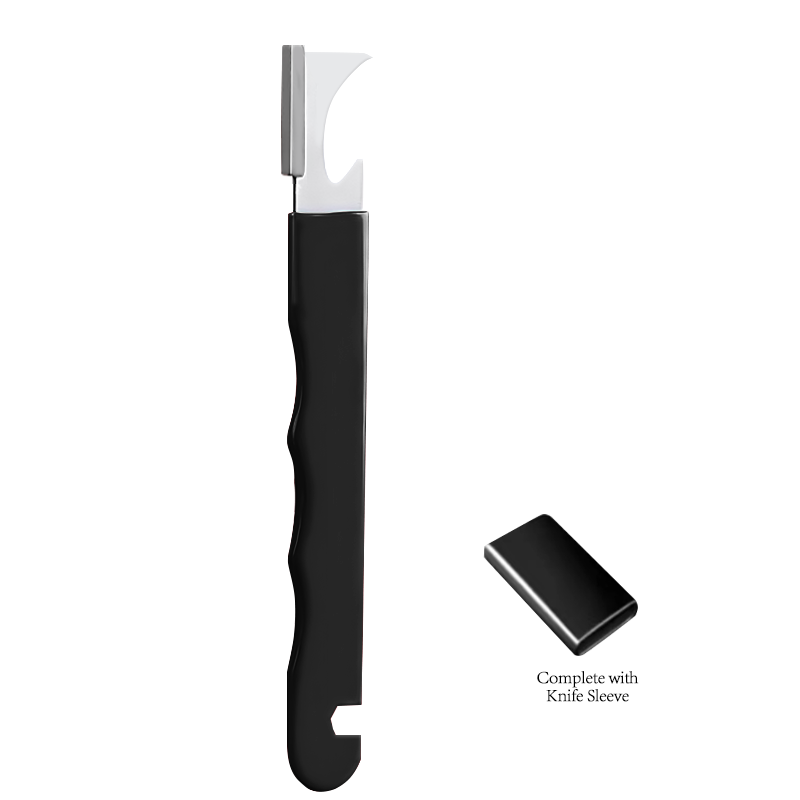 Messerschärfer, Schraubenschlüssel, Flaschenöffner, 3-in-1, multifunktionaler Messerschärfer, tragbarer Gartenschere-Schaber für den Außenbereich: XL / WHITE