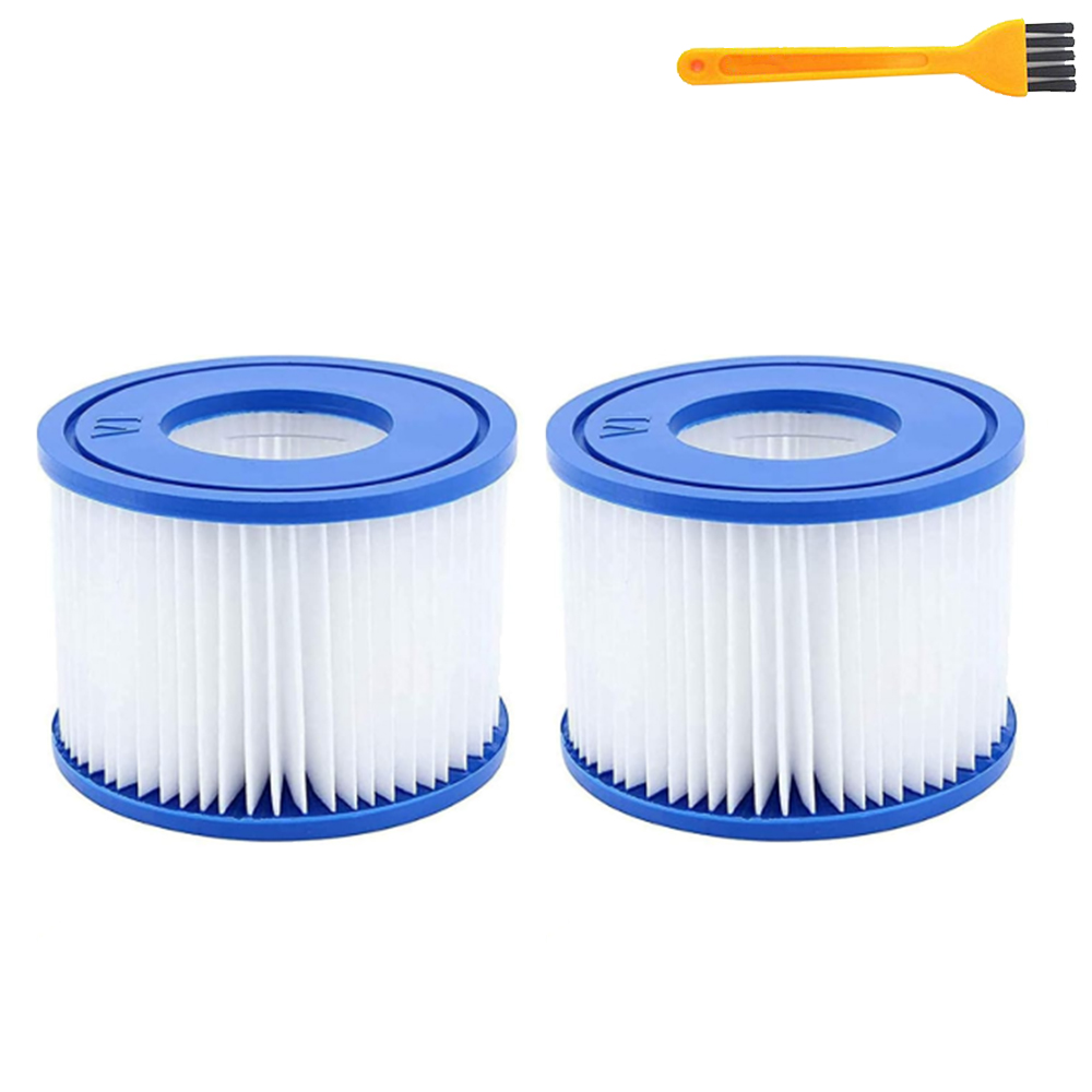 Filtro de piscina de repuesto apto para cartucho de filtro Bestway Flowclear tamaño VI Lay-Z-Spa - Miami Vegas Palm Springs Paris: Amarillo claro