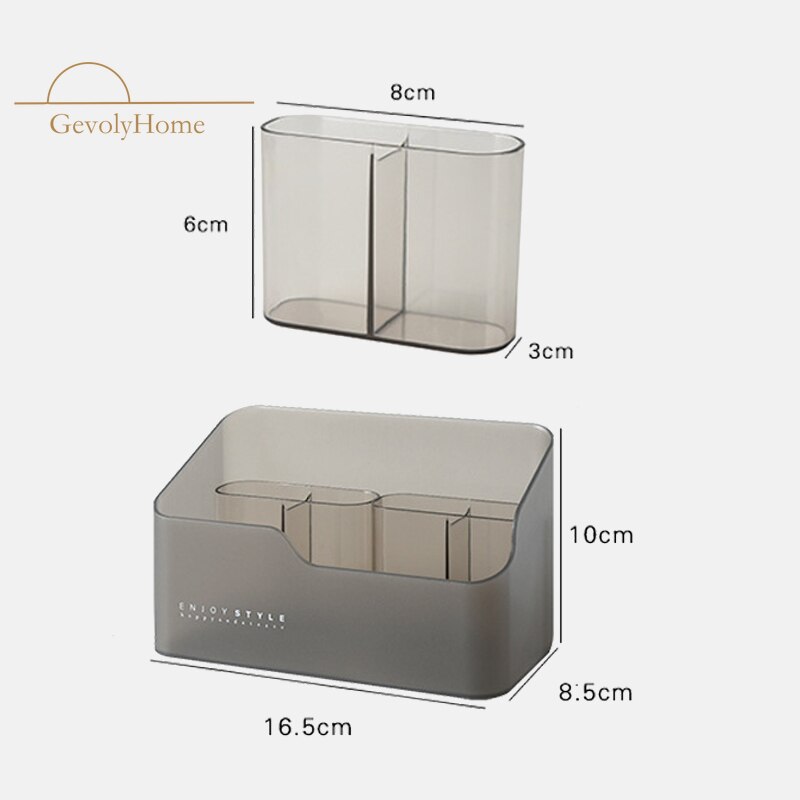Multi-functional Storage Box Make Up Cosmetics Organizer Skin Care Products Remote Control Cosmetics Makeup Jewelry Storage Box