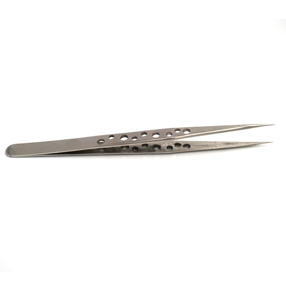 Ultra Thin Precision Straight Tweezers Stainless Steel Forceps for Cell Phone Tablet Computer Repair Hand Tools