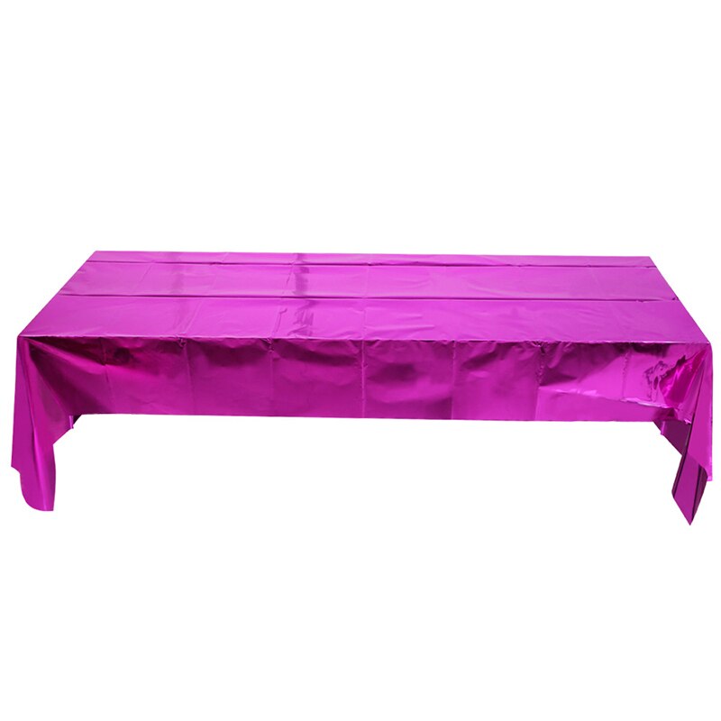 Rose Gold Foil Tablecloth Tablecloth Shiny tablecloth, Suitable For Party Wedding Anniversary Thanksgiving Christmas: Rose Red