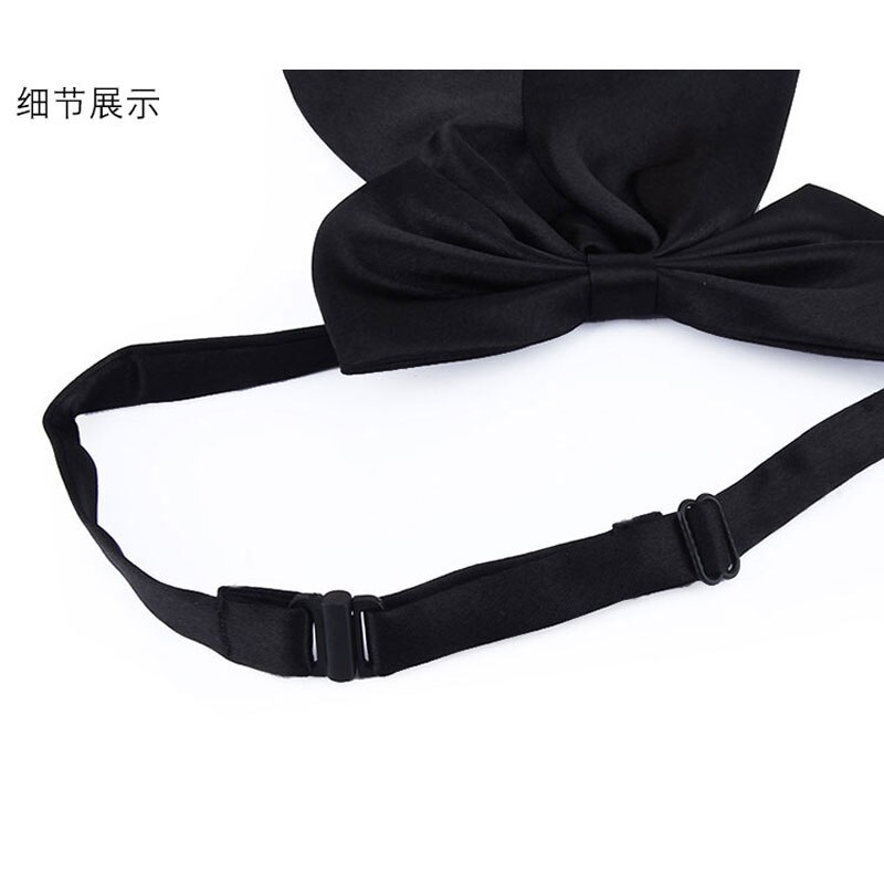 1 corbata de mariposa roja para mujer, pajarita negra con nudo para mujer, para chica, estudiante de Hotel, para camarera, ropa para el cuello, lazos de cinta verde