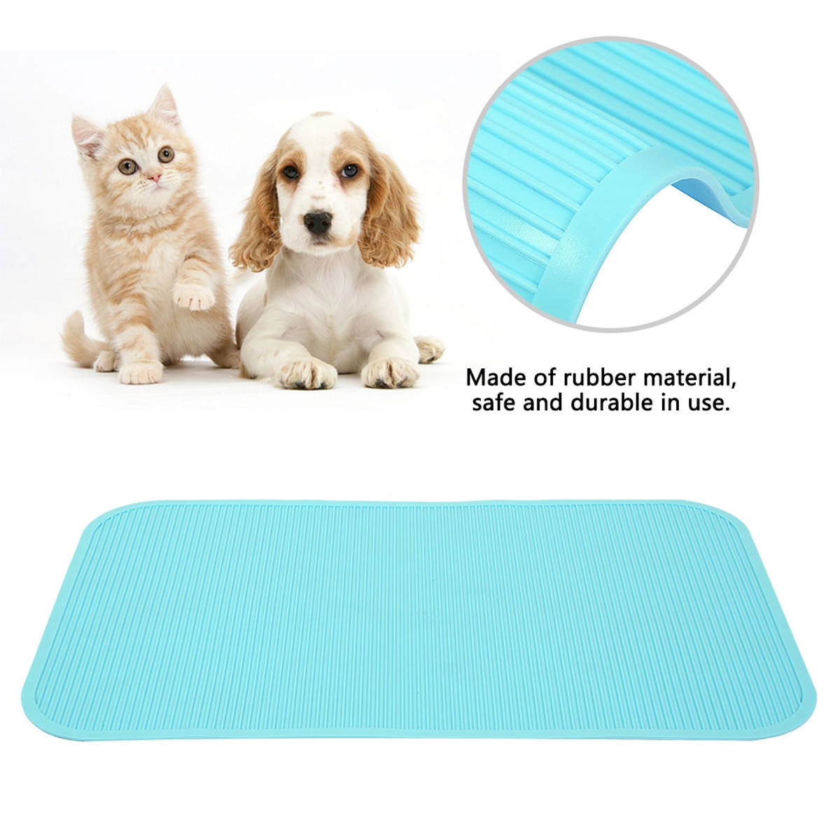 Green Non-Slip Rubber Pet Mat Grooming Cat Dog Litter for Pet Grooming Bathing Training Table Anti-slid Mats Bottom Pad