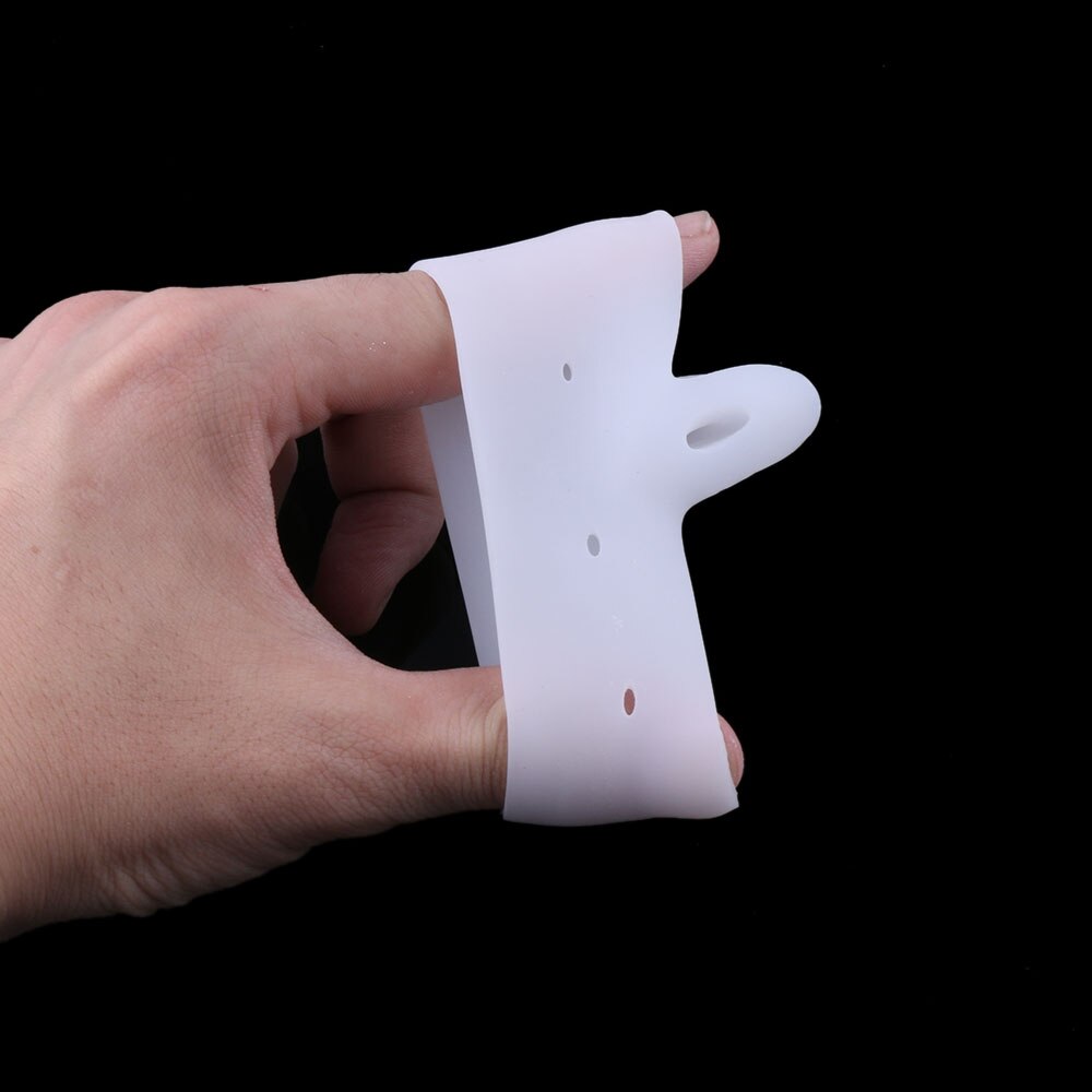 1 Pair Silicone Valgus Deformity Correction Insole Toe Separator Pads For Foot Care