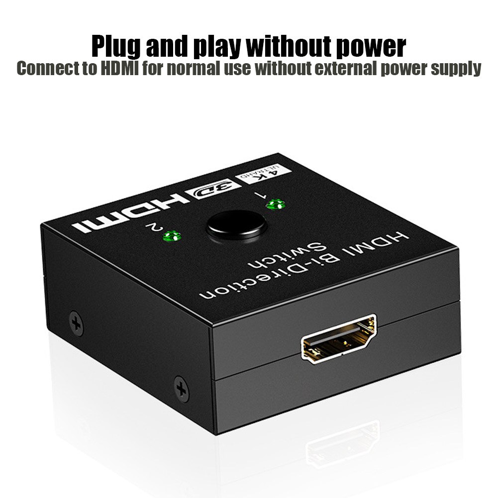 HDMI HDTV Switch Switcher Splitter Bi-Direction Hub Switch Support 4K High-definition SUB