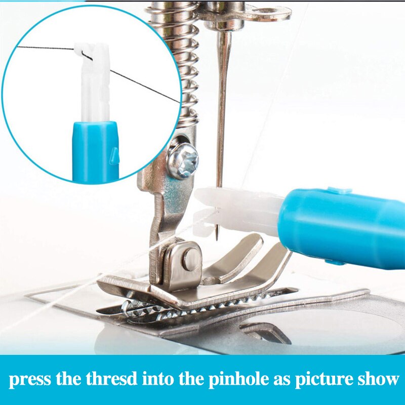 Sewing Machine Needle Threader Stitch Insertion Tool Automatic Threader Quick Sewing Threader Needle Changer Sewing Accessories