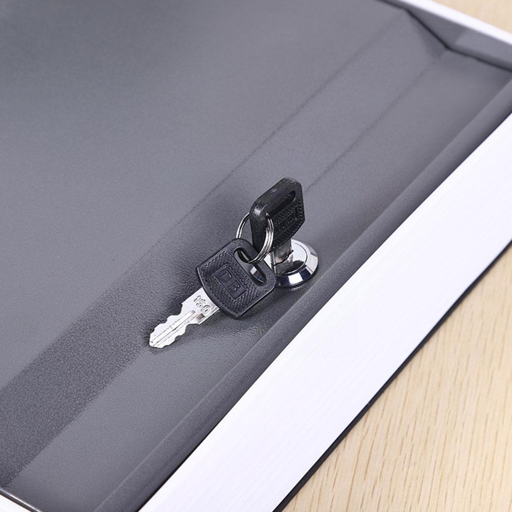 Simulatie Boek Spaarpot Veilig Met Slot Wachtwoord Doos Change Piggy Doos Doos Bank Jaar Opslag Metalen Q9c2