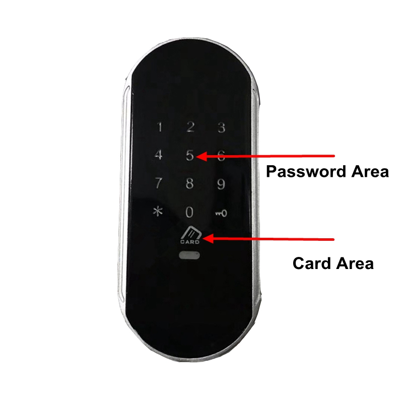 Smart Password Door Lock Electric Cabinate Alarm Window Home IC Card Smart Lock For Bathroom GYM Sensor Lock File Cabinet