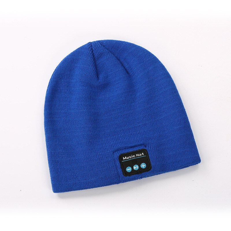 Bluetooth Beanie Hat - Unisex Winter Music Cap with LED - Rechargeable Stereo Speakers - Windproof Knit: Fashion 1