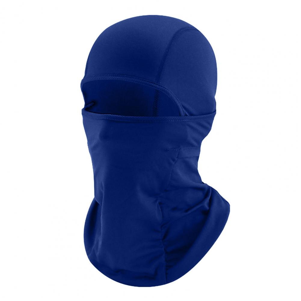 Cycling Face Mask Dustproof Breathable Soft Winter Riding Balaclava Full Face Cover Thermal Warmer Cycling Hood Hat Cap: Royal Blue
