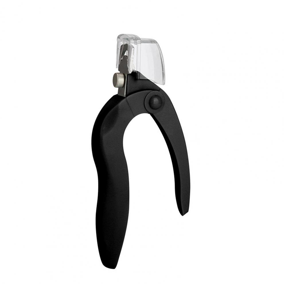 Nail Edge Cutter U-Shape Multipurpose Stainless Steel Manicure Tips Nail Dial Clipper for Beauty: Black