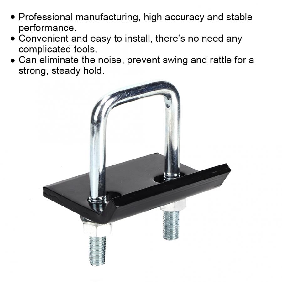 Motorcycle Trailer Caravan U-Bolt Noise Eliminate Hitch Tightener Anti-Rattle Lock Stabilizer Hitch Tightener Arrivals