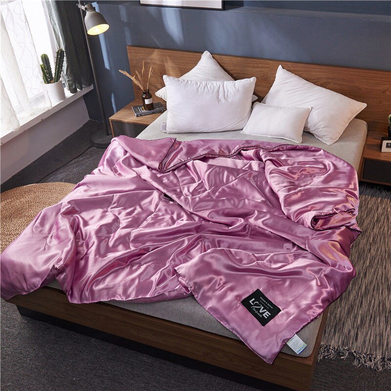 Hochwertige, waschbare sommerdecke aus eisseide, doppelseitig, klimatisierend, kühlend, für Höhle sommer, doppel- oder einzelbett.: 200 x 230cm 1 stück / Yiren 03-01