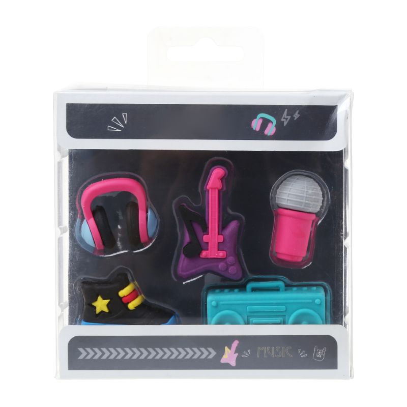 6 teile/satz Kawaii Keks Milch Gummi Bleistift Radiergummi freundlicher Schüler Schule Schreibwaren G92E