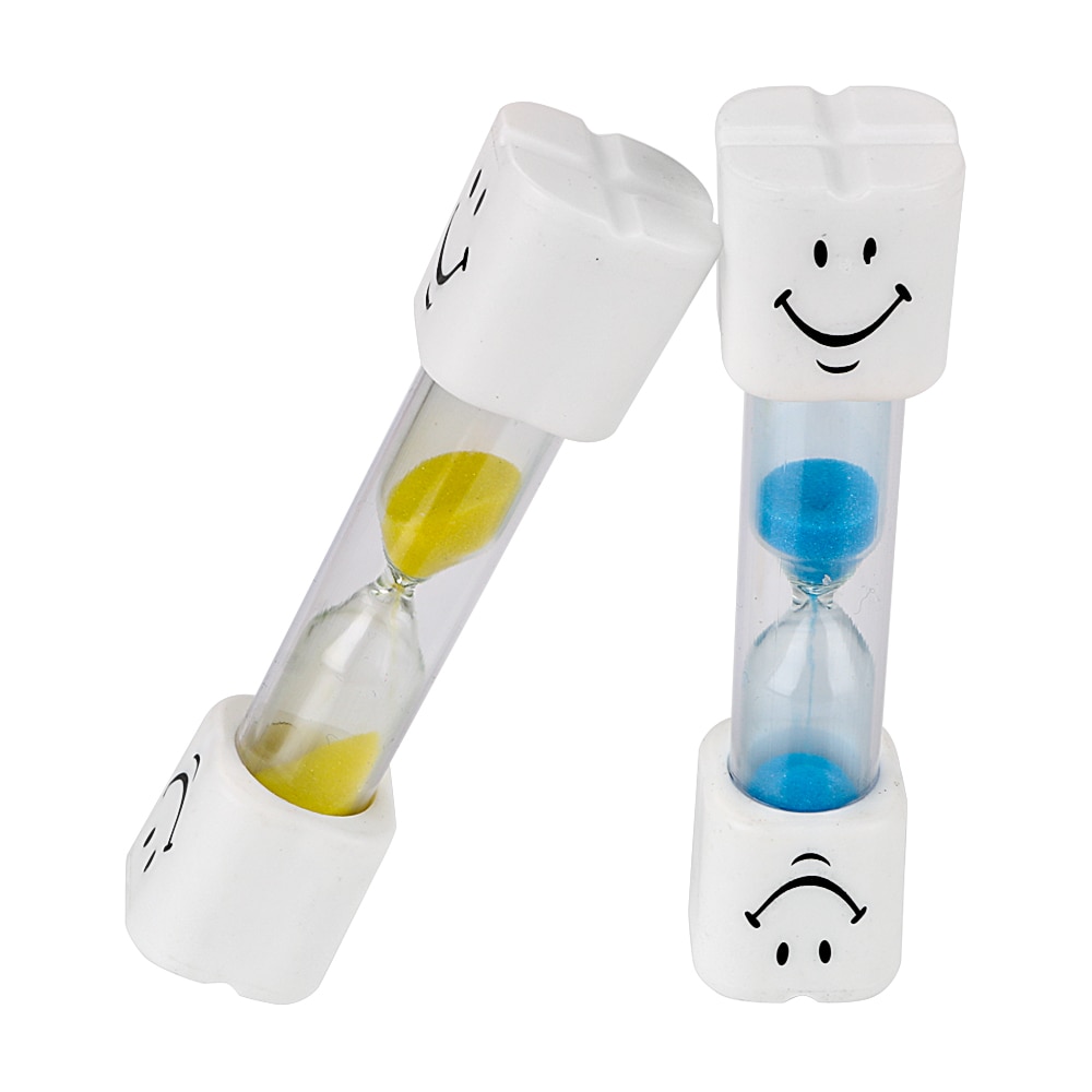 3 Minutes Smile Face Small Hourglasses Brushing Tooth Gaming Timer Toy Hourglass Shower Sand Time Clock