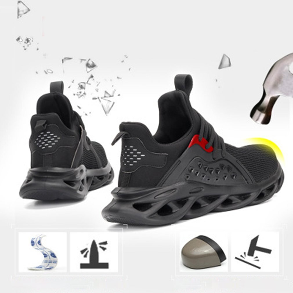 Atmungsaktive Leichte Sicherheits Arbeit Schuhe Elektrische isolierende schuhe zerschlagen nachweisen und punktion-nachweisen leichte schuhe