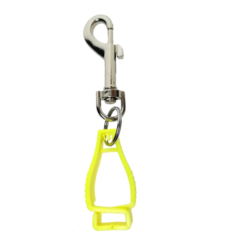 Klettern Camping Kajak Tauchen Golf Angeln Anti-verloren Hut Handschuh Handtuch Snap Clip Halter Für Outdoor Rock: Yellow 1 piece