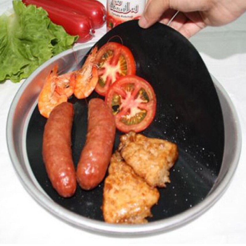 3pcs high temperature resistant non-stick pan liner PTFE frying pan liner 24cm round home kitchen dining accessories
