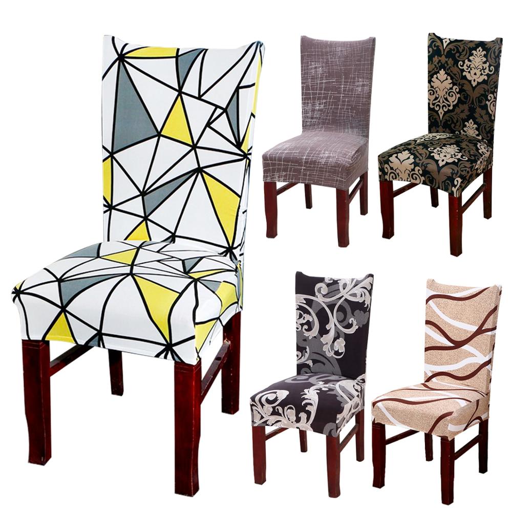 Housse de chaise élastique en spandex de style nordique royal, housse de siège de salle à manger extensible, housses de siège de chaise pour banquet de mariage, hôtel