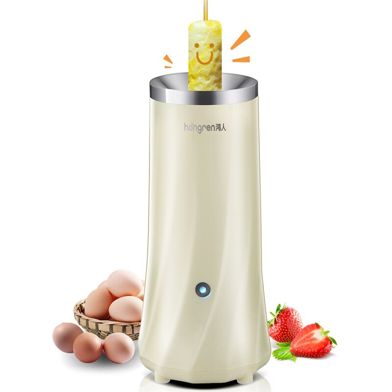 Egg cup home automatic breakfast machine egg roll machine boiled omelette sausage net celebrity recommended egg sausage machine: Beige