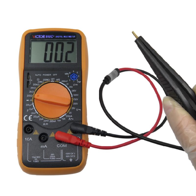 P1510 SMD Chip Resistance Test Clip Probe Multimeter LCR Meter Capacitor Tweezer