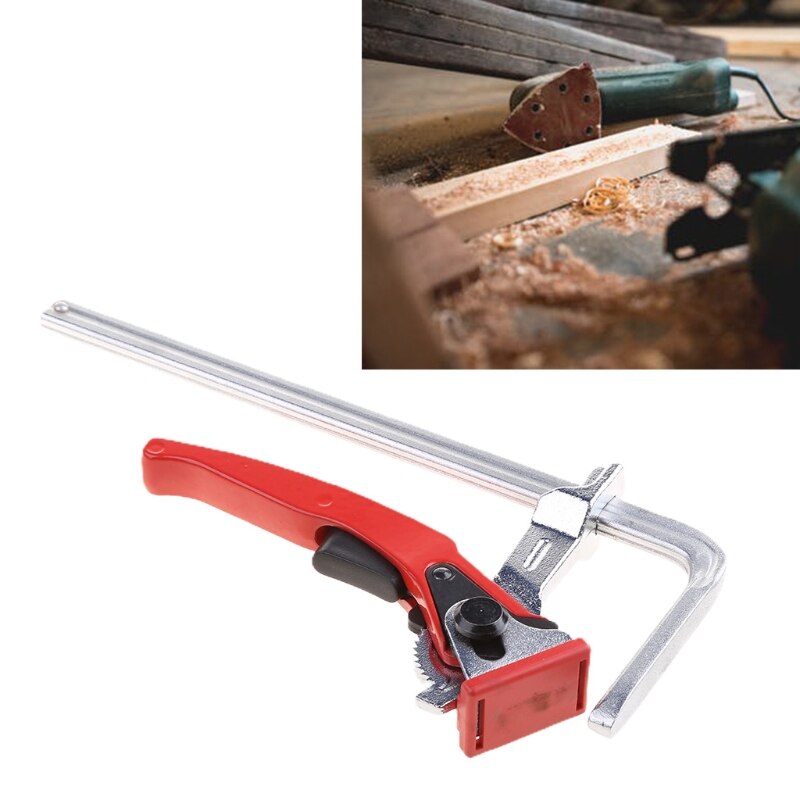 Featured Quick Release Table Clamp Ratcheting Table Clamp 7.9”/6.3” Inch Woodwork Clamp Bench Clamp Carpenter Table Vise