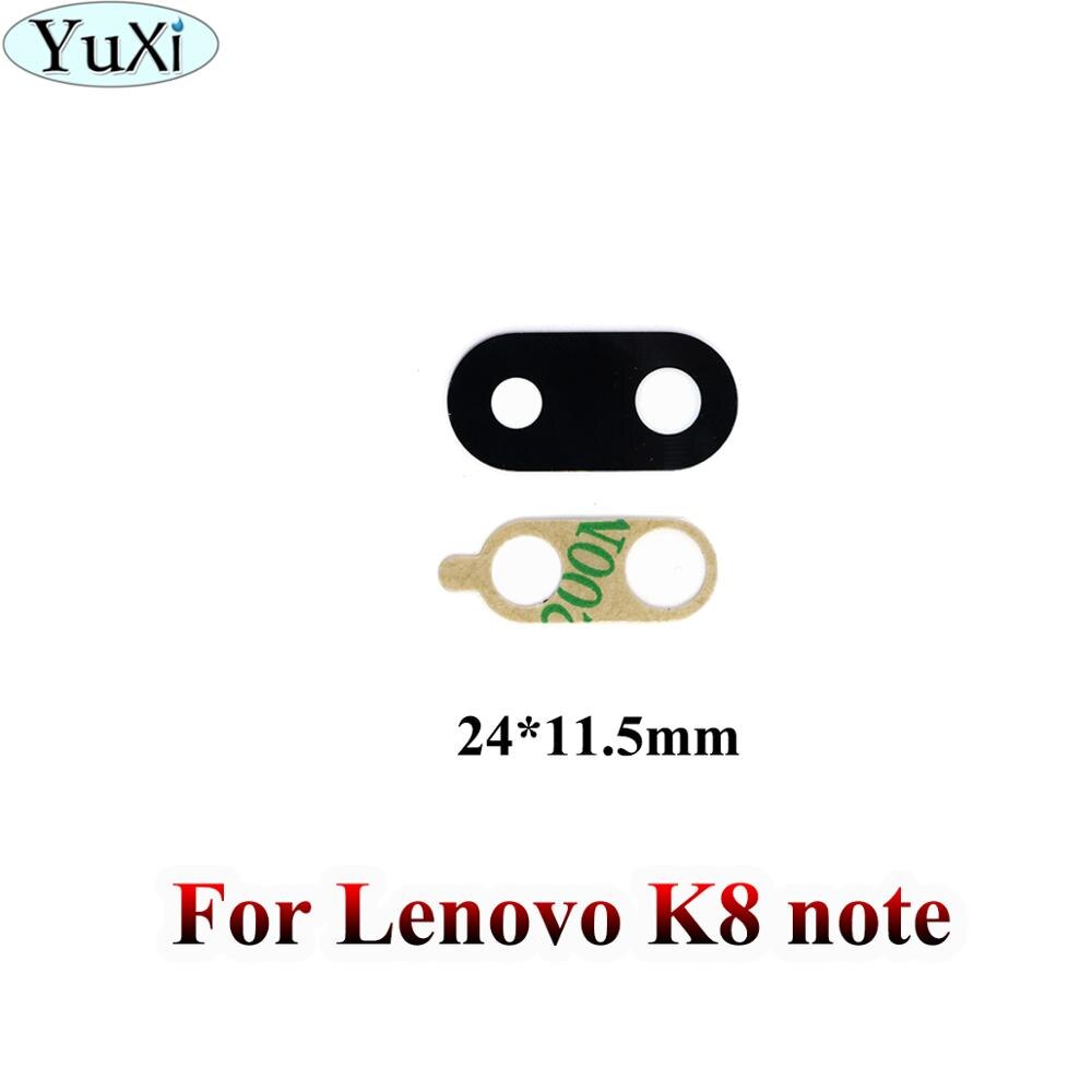 YuXi Voor Lenovo K8 Note/K6 Note/K6/K5 note/Zuk Z1/Zuk Z2 Reparaties terug Achteruitrijcamera Glas Len Cover Met Lijm Lijm