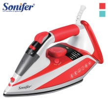 2200W Elektrische Strijkijzers Stoom Digitale Led Display Voor Kleding Multifunctionele Keramische Reizen Ijzer Strijken 220V Sonifer