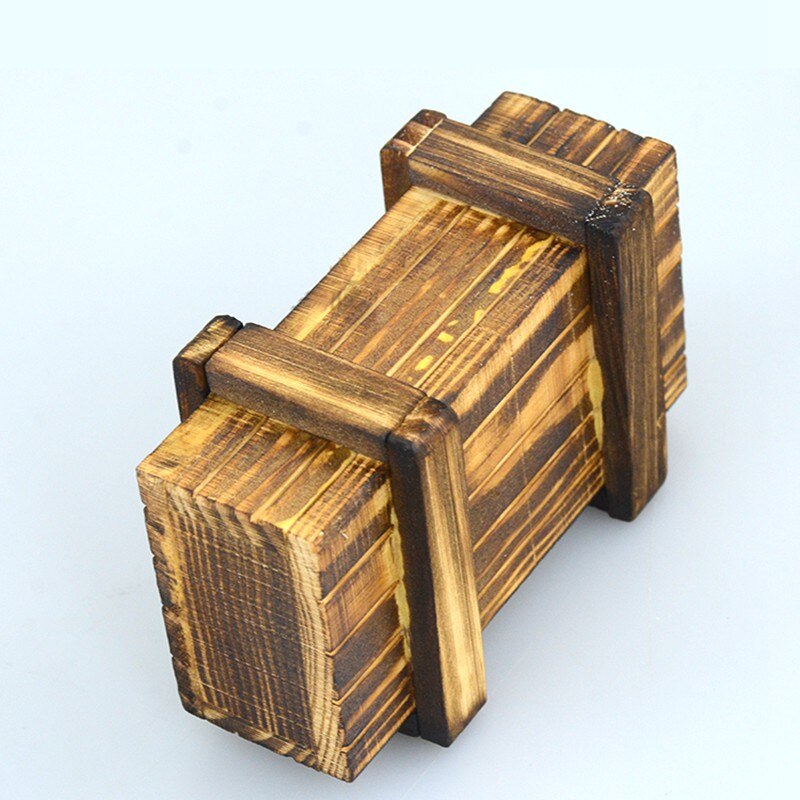 Rc biler dekoration miniature trækasse vintage boks 10.5*6.5*4.6cm gør-det-selv tilbehør til radiostyring hobby 1/10 skalamodel