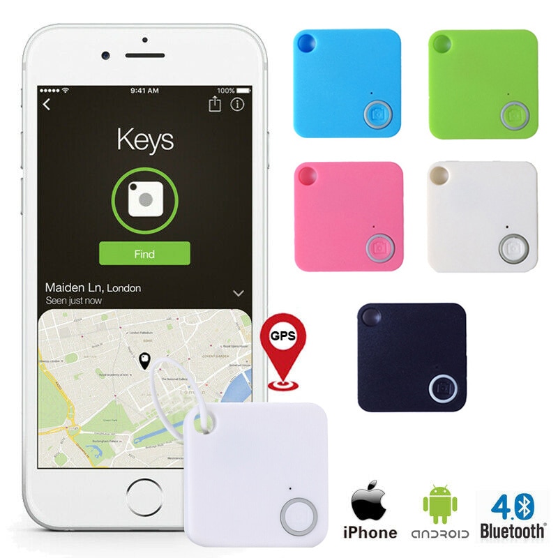 Localisateur de clé Gps Bluetooth traqueur de clé localisateur de clé télécommande intelligente Anti porte-clés perdu alarme Bluetooth Tracker