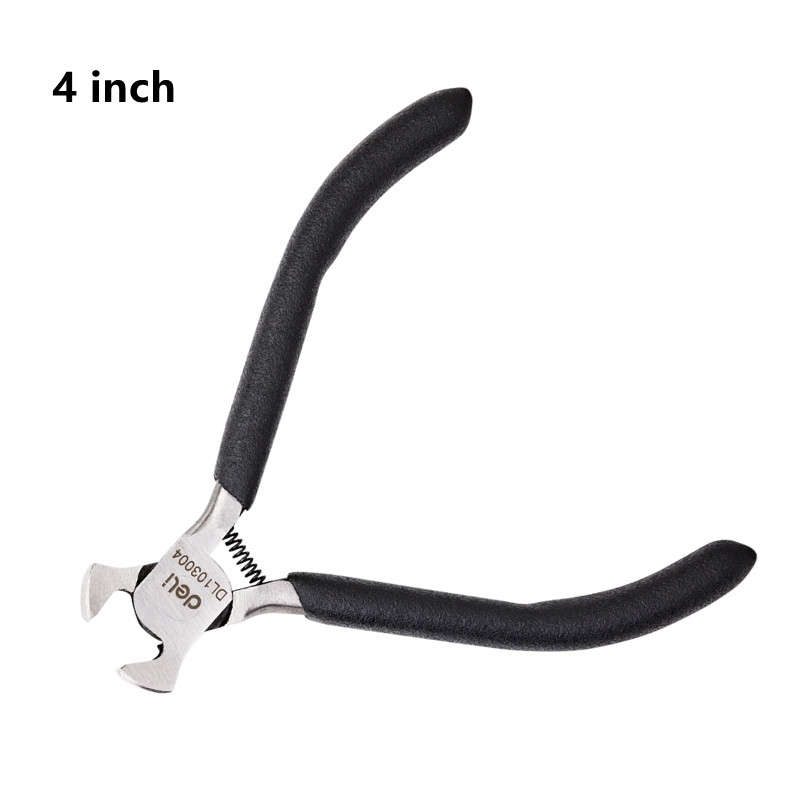 Deli 1Pcs Mini Tang Kniptang Vastklemmen Strippen Draad Krimptang Kabel Snijders Lange Neus Tang Voor Sieraden Maken gereedschap: Rood