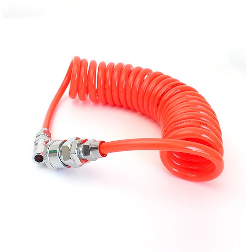 Spring Pipe 3M 6M 9M 12M 15M OD 8mm x ID 5mm Flexible PU Recoil Hose Tube for Compressor Air Tool Collocation Fittings