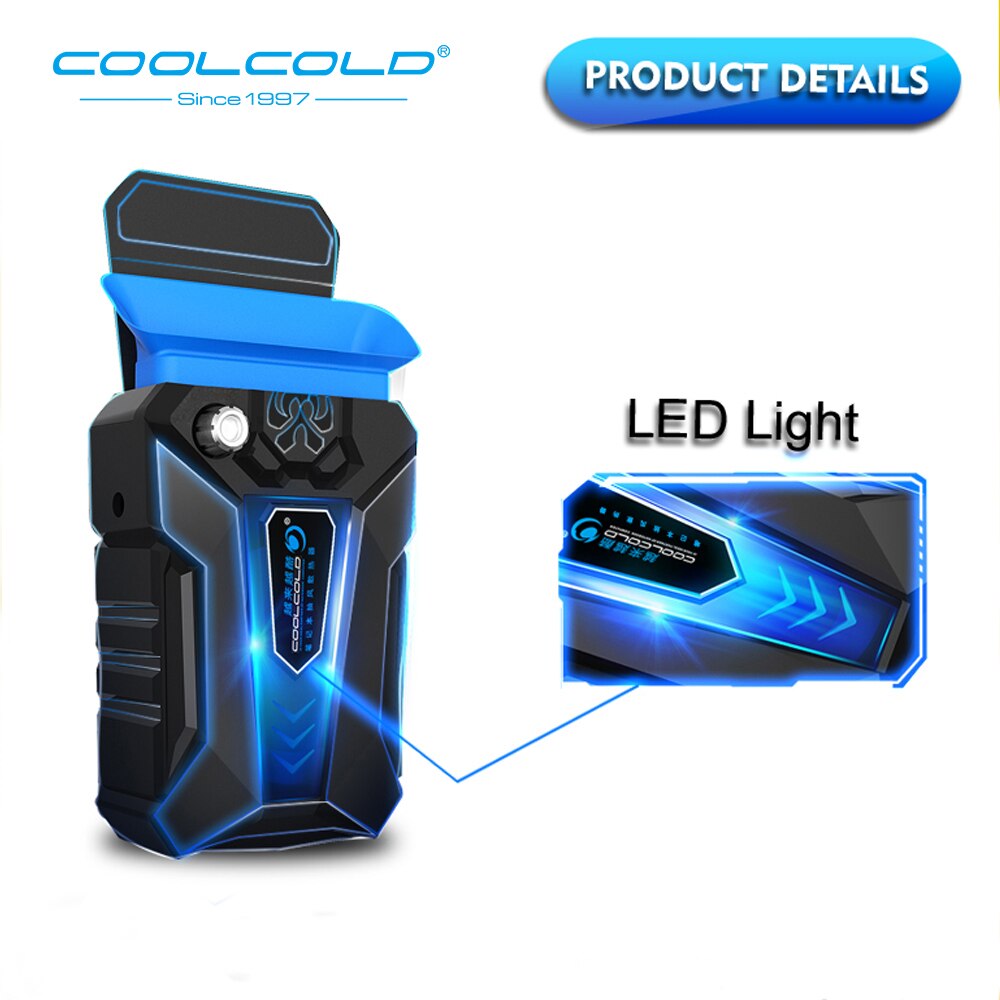 COOLCOLD Laptop Vacuum Cooler Fast Dropdown CPU Temperature Smart Laptop Cooling Pad with Powerful Fans For 12-17 inch Notebook
