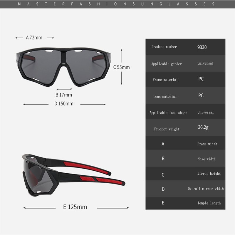 2022 Kleurrijke Fietsen Eyewear Fietsen Winddicht Bril Outdoor Sport Mtb Fiets Zonnebril Goggles Voor Mannen Vrouwen