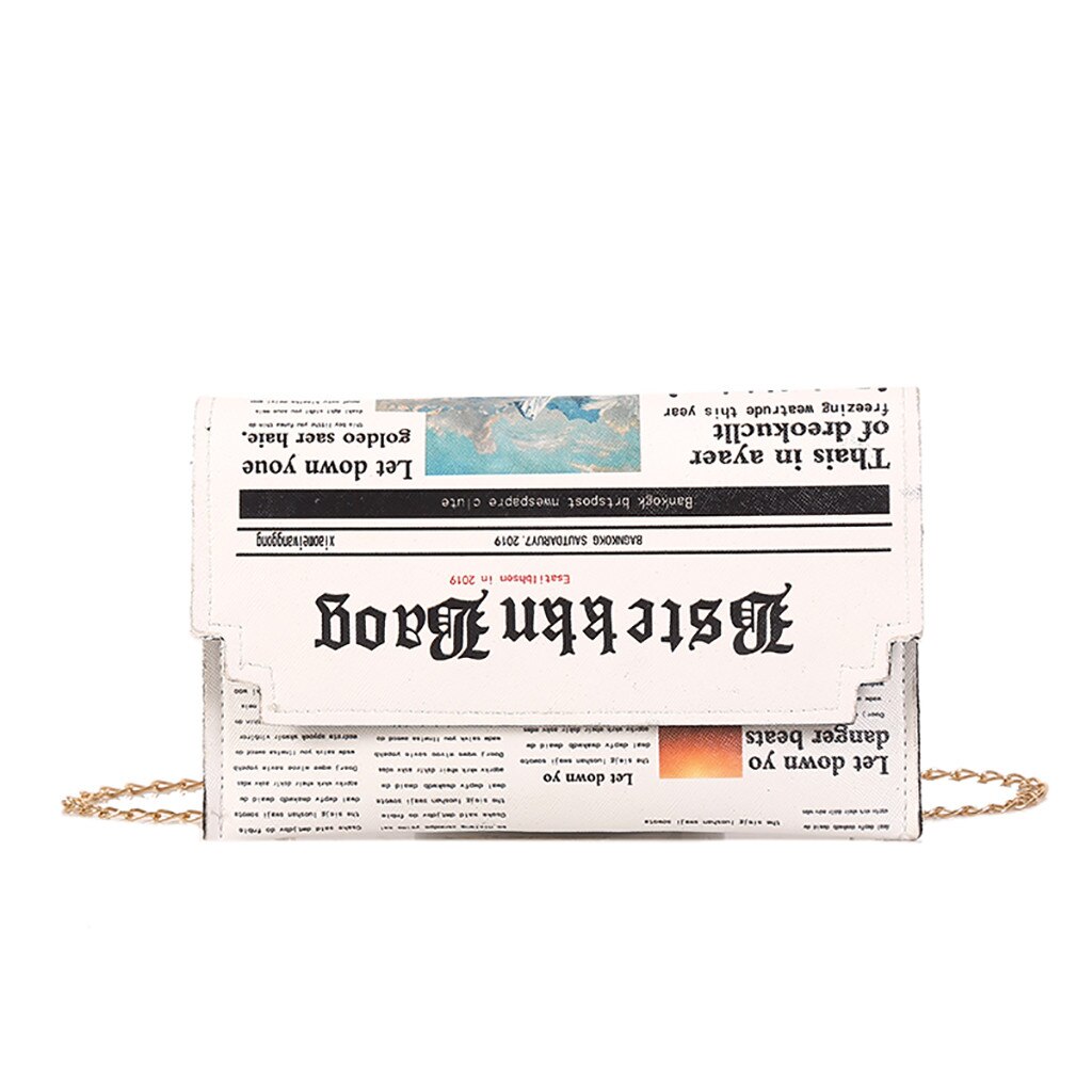 #25 kvinder messenger bag skuldertaske personlighed lille firkantet avis taske crossbody taske kvindelig håndtaske punge: Default Title