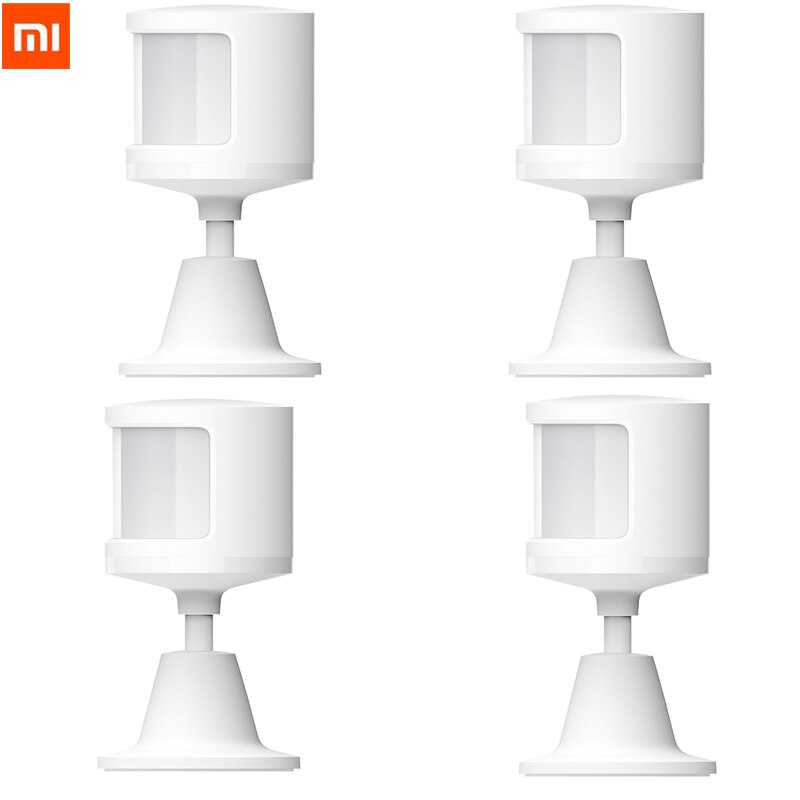 In Stock Xiaomi Mijia Human Body Sensor 2 via Android IOS Smart Body Movement Motion Sensor Connection For Smart Mi home App: 4pcs