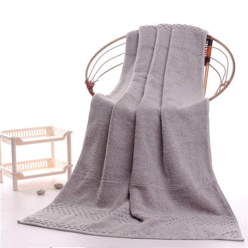 Zhuo  mo 90*180cm 900g luksuriøse egyptiske bomuldshåndklæder til voksne, ekstra store sauna terry badehåndklæder, store badehåndklæder: Lysegrå