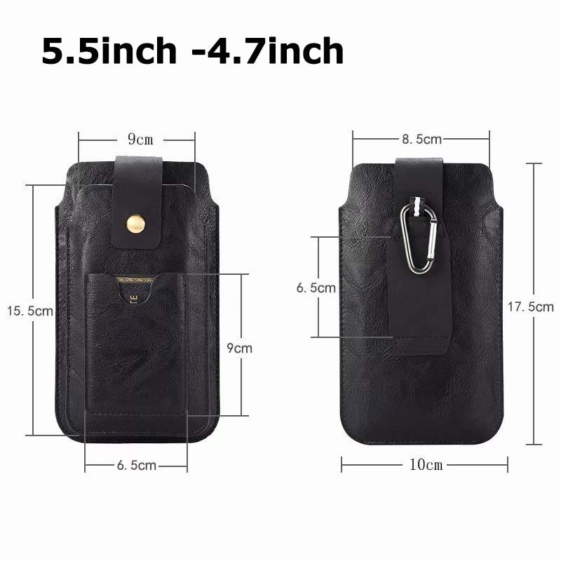 Voor Samsung S20 S21 S10 Note20 Ultra Riemclip Holster Case Voor Mobiele Telefoon Zak Dubbele Laag Riem Tas leather Cover Taille Verpakking
