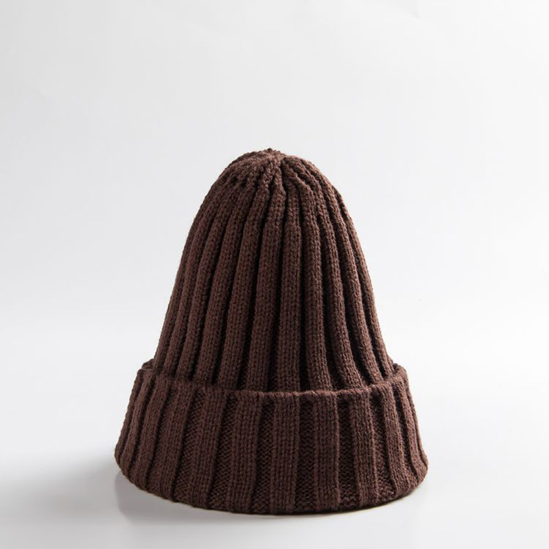 Stickad baby turban mössa varma ullkepsar mjuk mössa för barn flickor pojkar nyfödd elastisk småbarn spädbarn vinter huvudbonader: 11