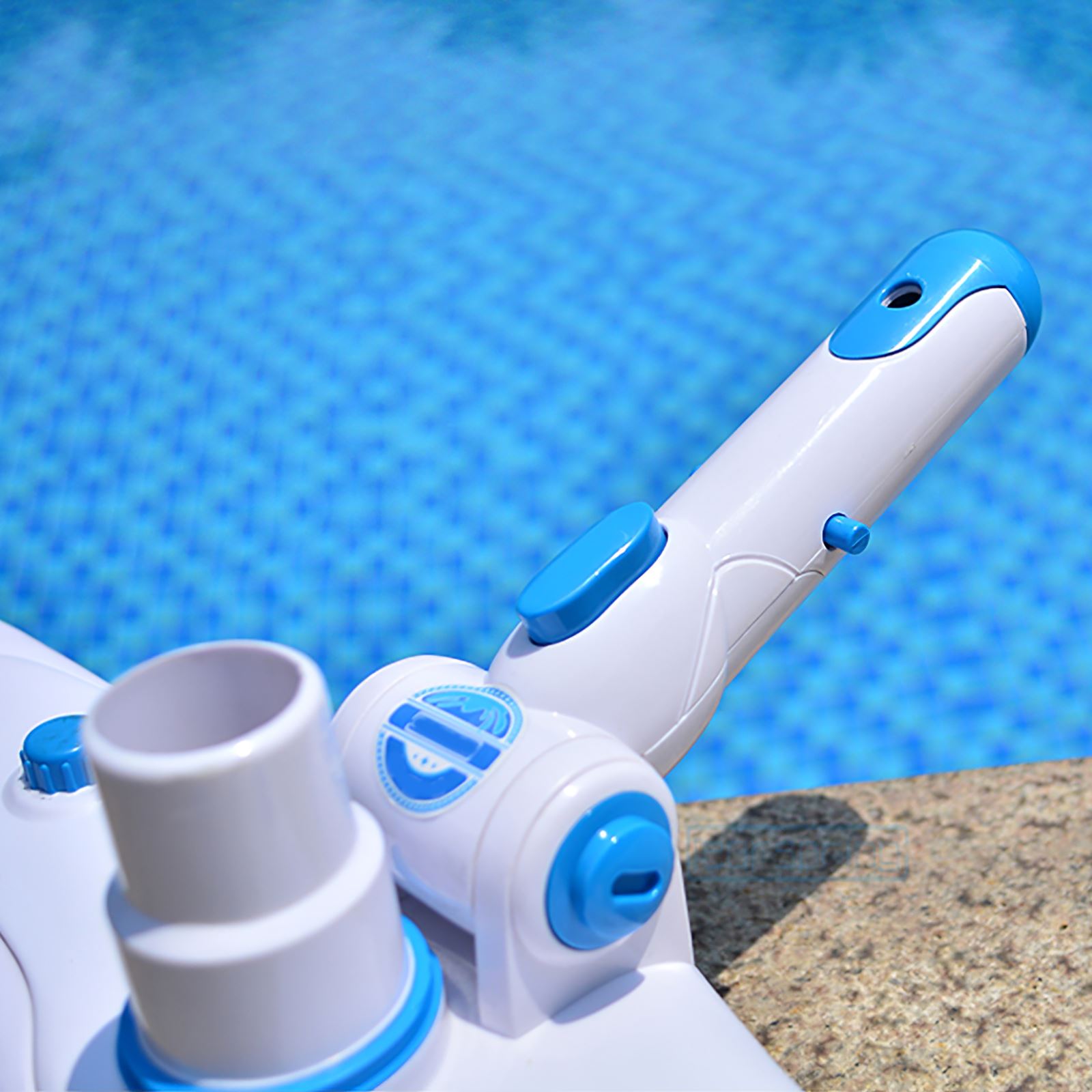 Swimming Pool Cleaning Brush With Removable Adjustable Suction And Cleaning Nylon Floor And Wall Brush For Swimming Pool Spa