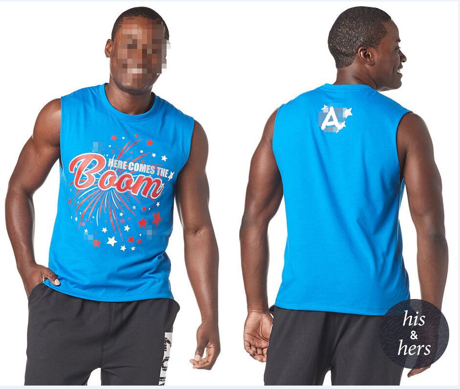 FIT FUNKY Womens Knitted cotton clothes zum fitness clothes tshirt tops vest tank unisex T208