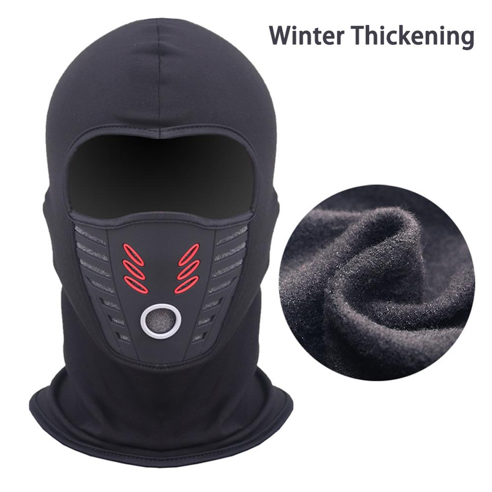 Waterproof FaceMask Cold Weather Windproof Thermal Fleece Neck Warm Balaclava: Winter thickening