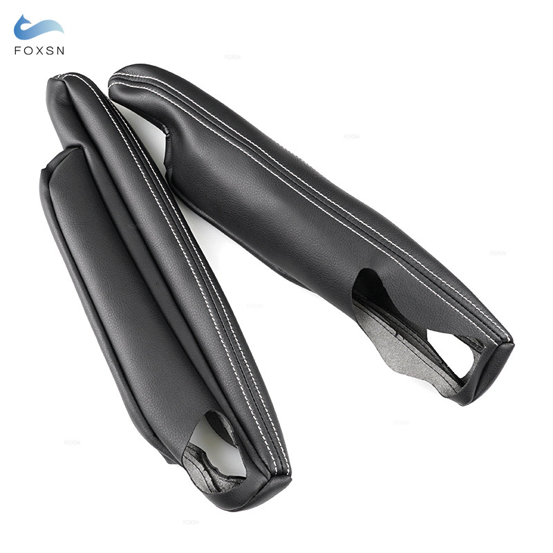 Bracciolo del sedile in pelle per terra rover Freelander 2 2007 - 2015 Rivestimento di protezione della copertura della maniglia del bracciolo del sedile lato conducente e passeggero: giallo