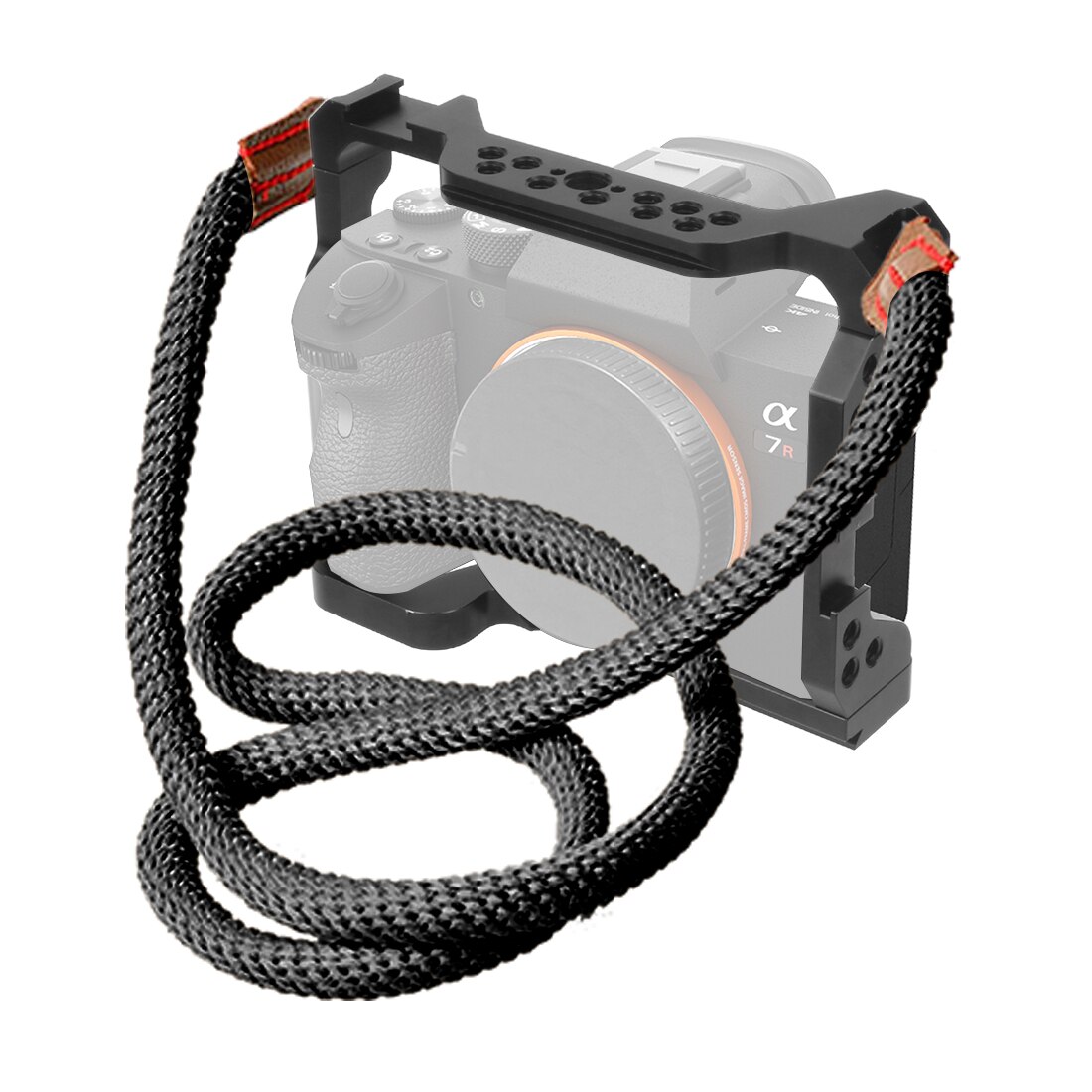 CNC A73 A9 Camera Cage Rig w Top Handle Grip Tripod Mount for Sony A7RIII A7III A7MIII Cooling Bracket a7iii a7r3 a7m3 Extension