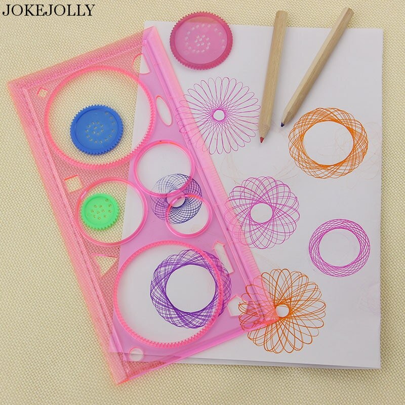 Spirograph Geometrische Heerser Art Sets Creatief Cadeau Voor Kinderen Opstellen Gereedschap Briefpapier Voor Studenten Tekening Speelgoed Set WYQ