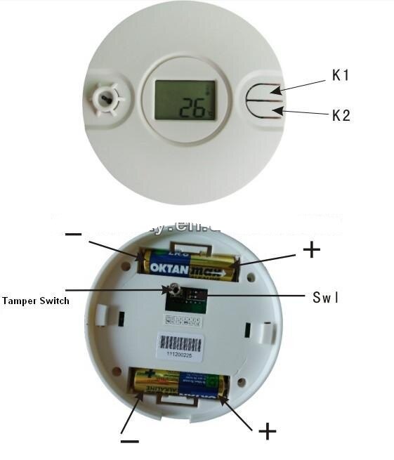 MD-240R Wireless intelligent thermal detector heat fire detector